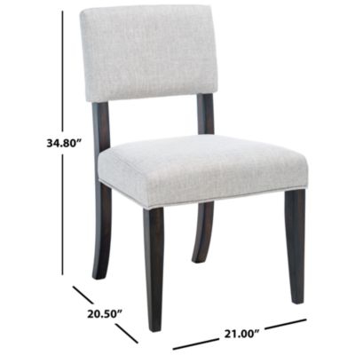Luis Wood Dining Chairs, Set of 2