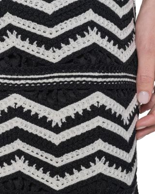 Chevron Knit Skirt