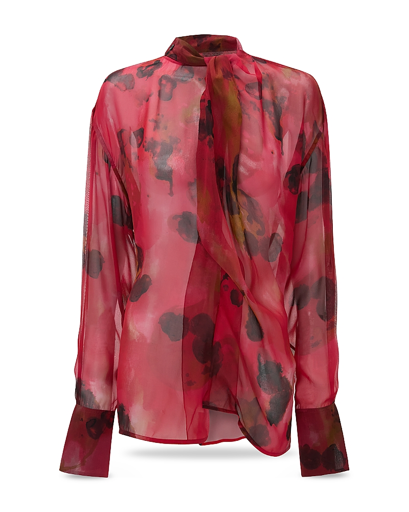 Victoria Beckham Silk Draped Blouse