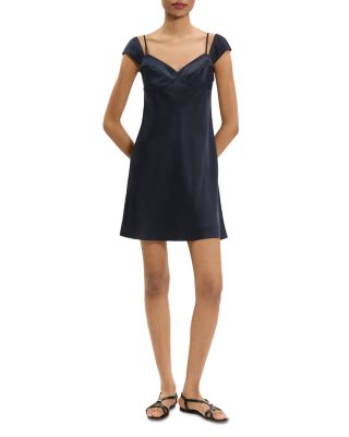 Short Sleeve Peek Cami Dress