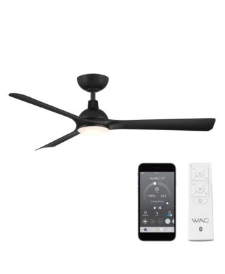 Smart Fans Gage 52in Selectable 2700-3000-4000-5000K LED Indoor or Outdoor Smart Home Ceiling Fan