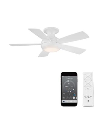 Smart Fans Odyssey 44in 3000K LED Indoor or Outdoor Flushmount Smart Compatible Ceiling Fan
