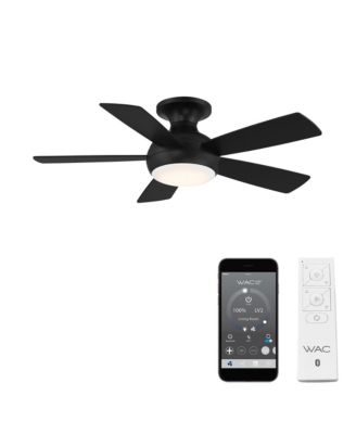 Smart Fans Odyssey 44in 3000K LED Indoor or Outdoor Flushmount Smart Compatible Ceiling Fan