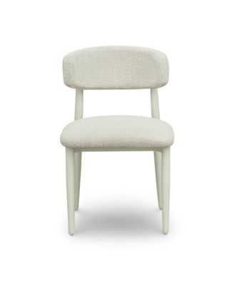 Annika Textured Fabric Outdoor Dining Chair
