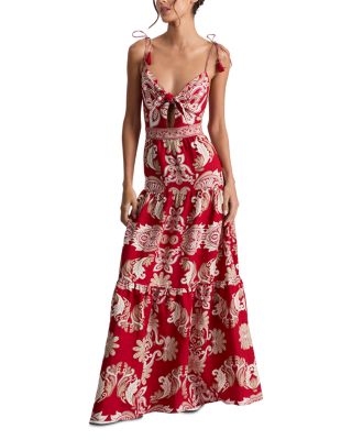 Minka Tie Front Maxi Dress