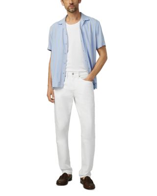 The Brixton Slim Straight Jeans in Clean White