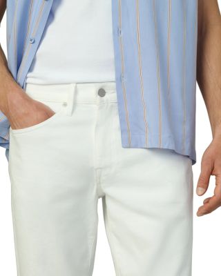 The Brixton Slim Straight Jeans in Clean White