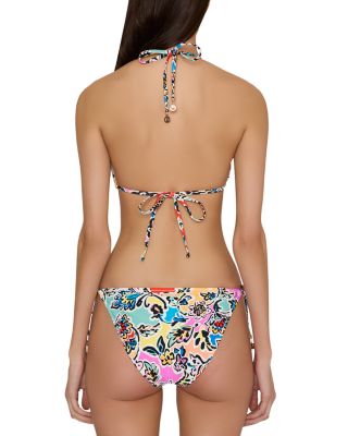 Rainbow Oasis Triangle Bikini Top