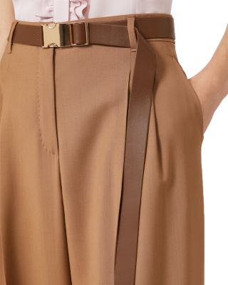 Bergamo Belted Wool Pants