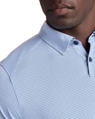 Slim Fit Textured Commuter Polo Shirt