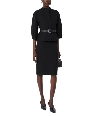 Cosmos Black Jersey Dress