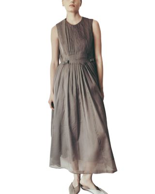 Max Mara Wally Dark Grey Dress | Bloomingdale's