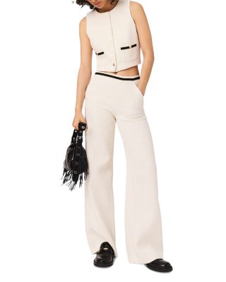 Tweed Effect Trousers