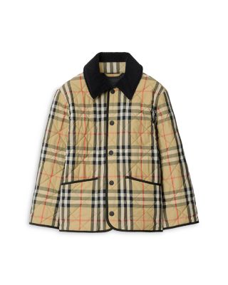 Girls' Check Quilted Barn Jacket - Little Kid, Big Kid