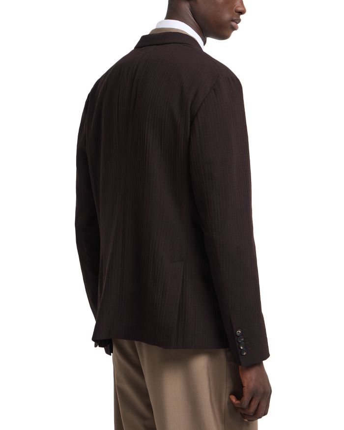 Double Breasted Peak Lapel Blazer