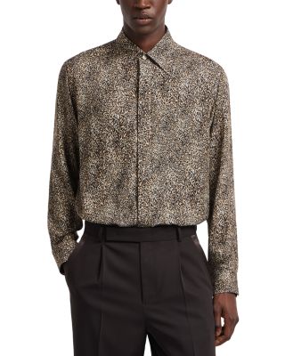 Emporio Armani - Regular Fit Animal Print Shirt