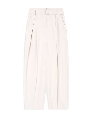 Enver Satin Pleated Pants