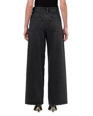 Vana Fold High Rise Wide Leg Jeans in Arcane
