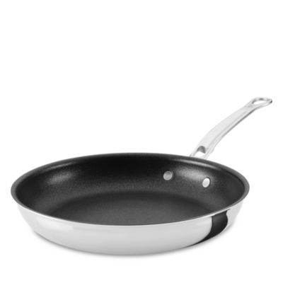 ProBond Luxe 11&amp;quot; Professional Clad Stainless Steel Skillet with TITUM Nonstick