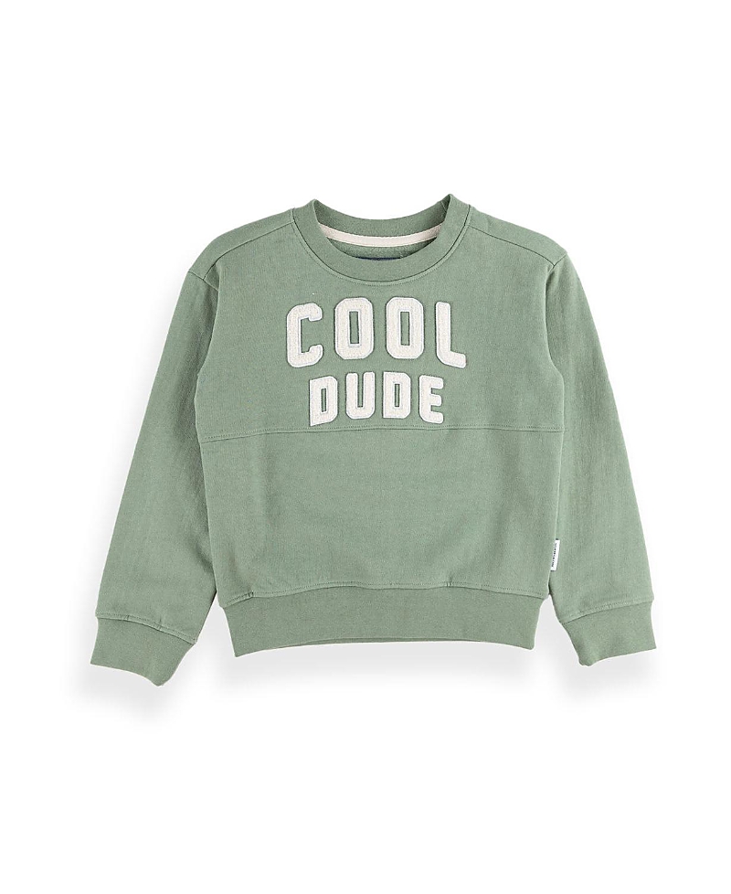 Sovereign Code Boys' Sandlot Crewneck Sweatshirt - Little Kid In Green