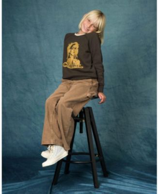 Unisex Blondie Gold Raglan Fleece Sweatshirt - Little Kid, Big Kid