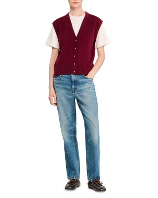 Two Tone Wool & Cashmere Sweater