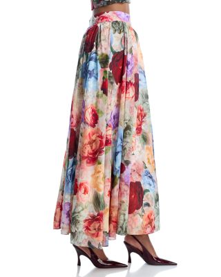Nilda Floral Print Skirt