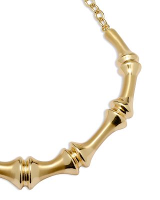 Bambu Bamboo Statement Choker Necklace, 20.5"