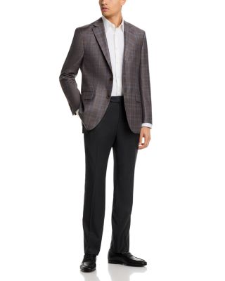 Flynn Plaid Wool Classic Fit Sportcoat