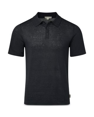 Linen Sweater Polo Shirt