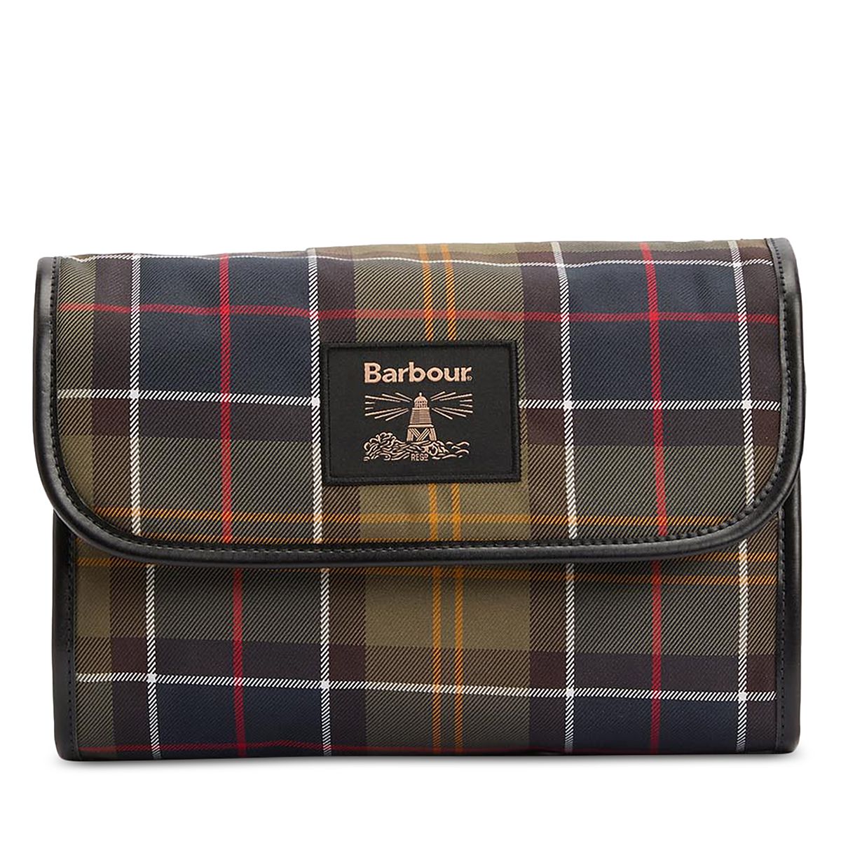 Barbour Tartan Hanging Washbag