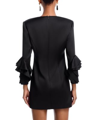 Klara Ruffle Cuff Shift Dress