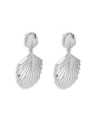 Sun Drenched Shell Drop Earrings 