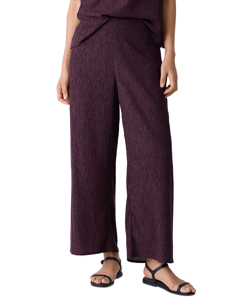 Eileen Fisher Crinkled Ankle Pants
