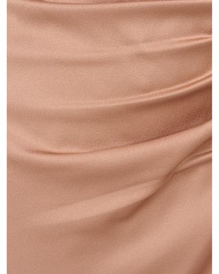 Crepe Back Satin Midi Dress