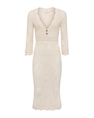 Dovie Mixed Pointelle Dress