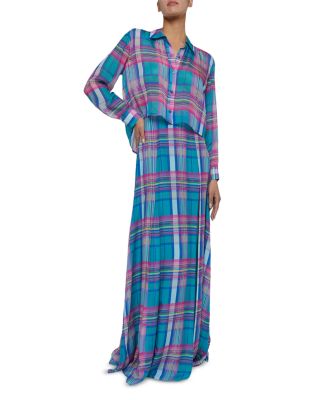 Cosette Crop High Low Shirt