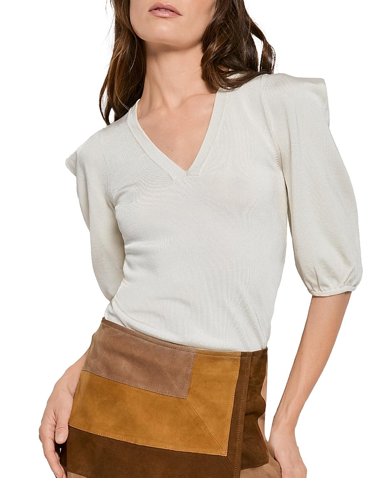 As By Df Harper Knit Top In White