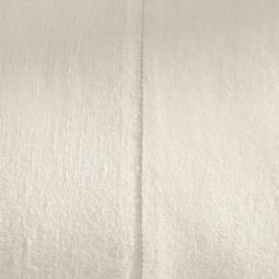 Linen Velvet Paneled Bolster Pillow with Insert