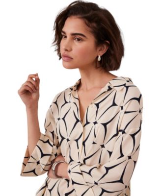 Women's Geo Print Resort Shirt