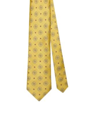 Robert Flower Medallion Necktie