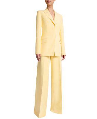 Enrica Two-Button Jacket in Techno Crepe