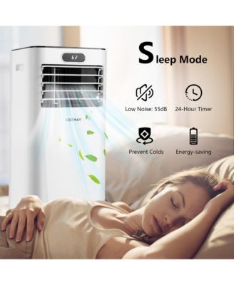 8000 BTU Portable Air Conditioner with Remote Control 3-in-1 Air Cooler with Drying