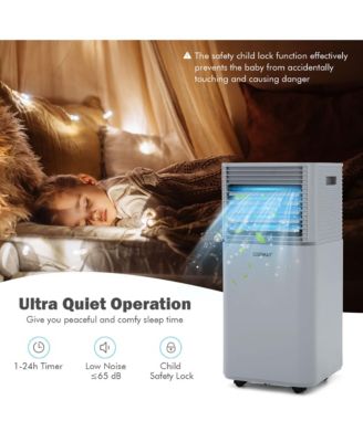  8000 BTU Portable Air Conditioner 3-in-1 Air Cooler w/Dehumidifier