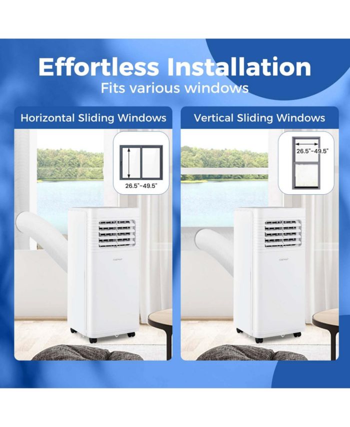 Portable Air Conditioner 8000 BTU 3 in 1 AC Unit with Fan & Dehumidifier Sleep Mode