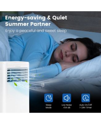  8000 BTU Portable Air Conditioner with Dehumidifier & Fan Mode, up to 250 Sq.Ft