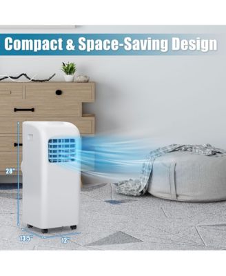  8000 BTU Portable Air Conditioner & Dehumidifier Function Remote W/ Window Kit
