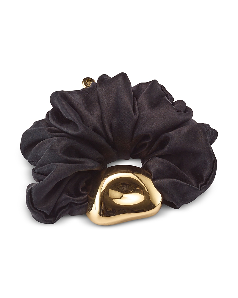 Lelet Ny Inara Pendant Oversized Scrunchie In Black