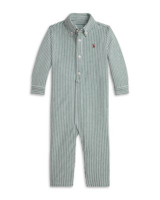 Ralph Lauren - Boys' Striped Knit Oxford Coverall - Baby