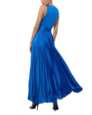 Chara Sleeveless Pleated Maxi Dress